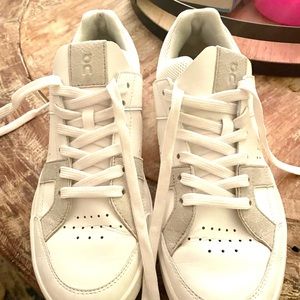 ONS leather white sneakers for women, only worn a few times!